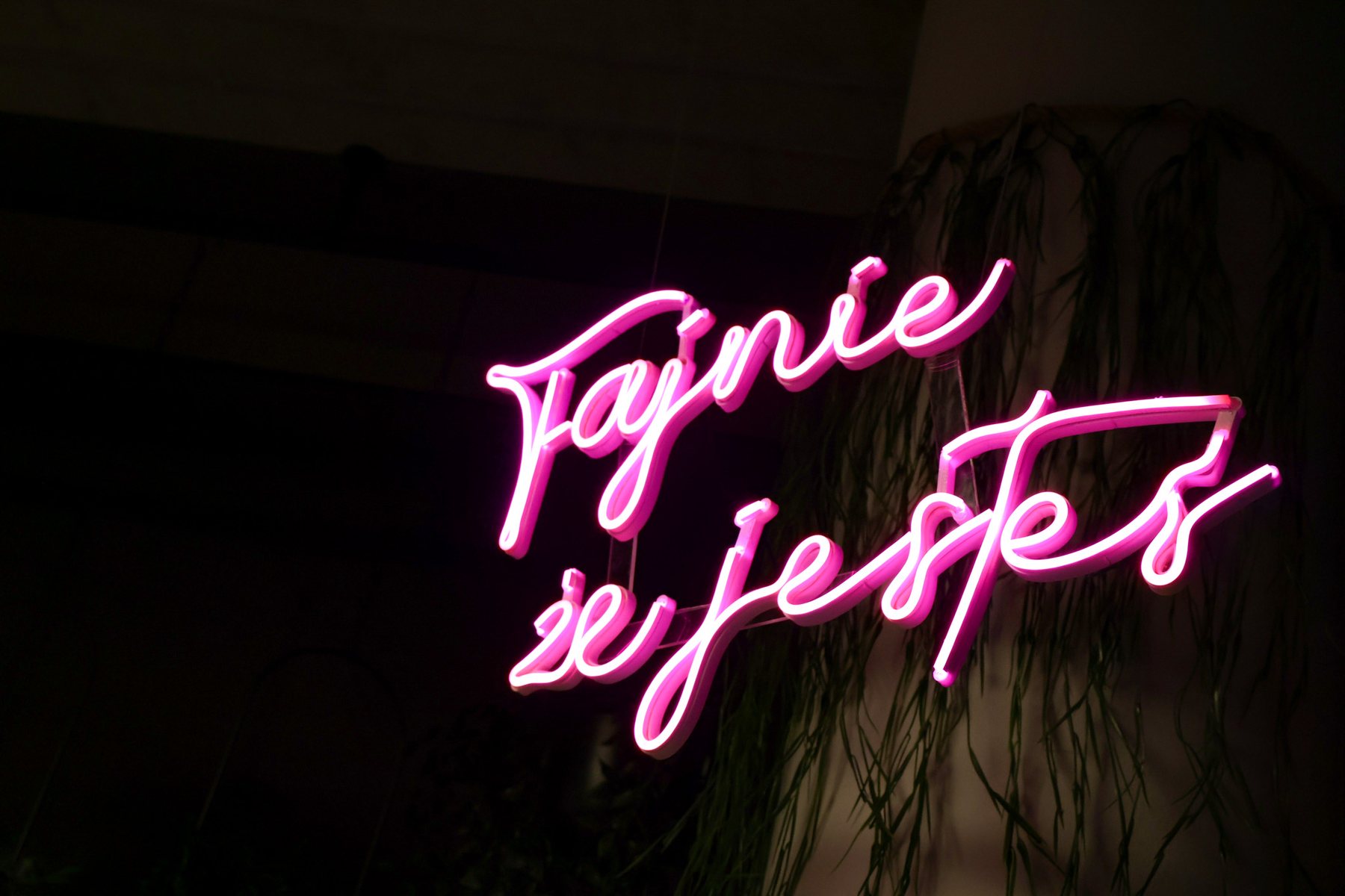 Neon Fajnie że jesteś